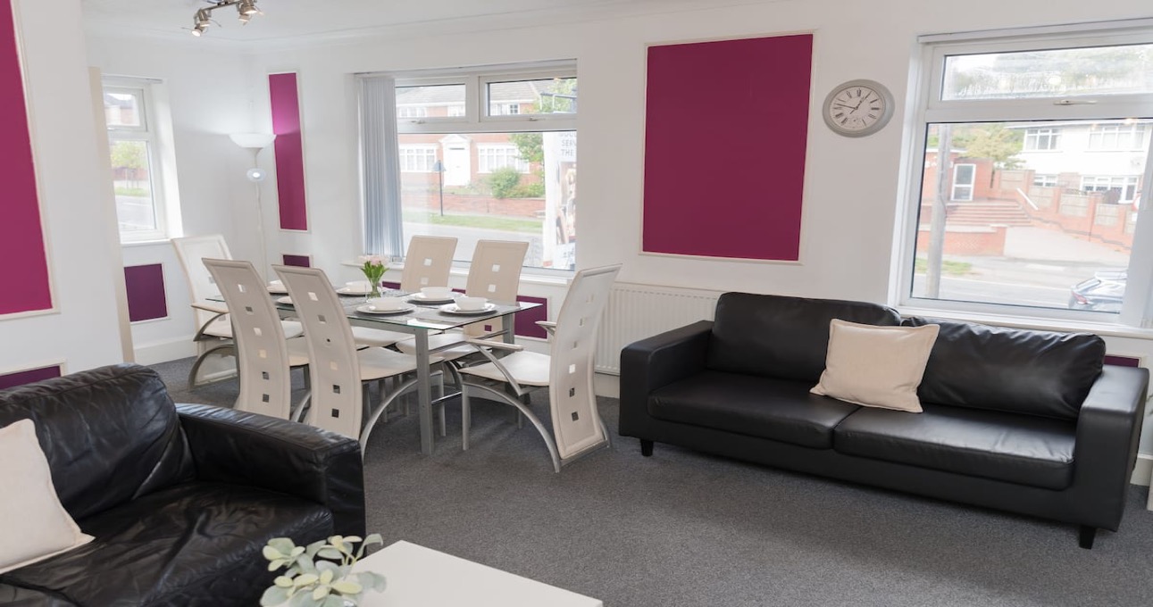 Outdoor space in Coventry rental property