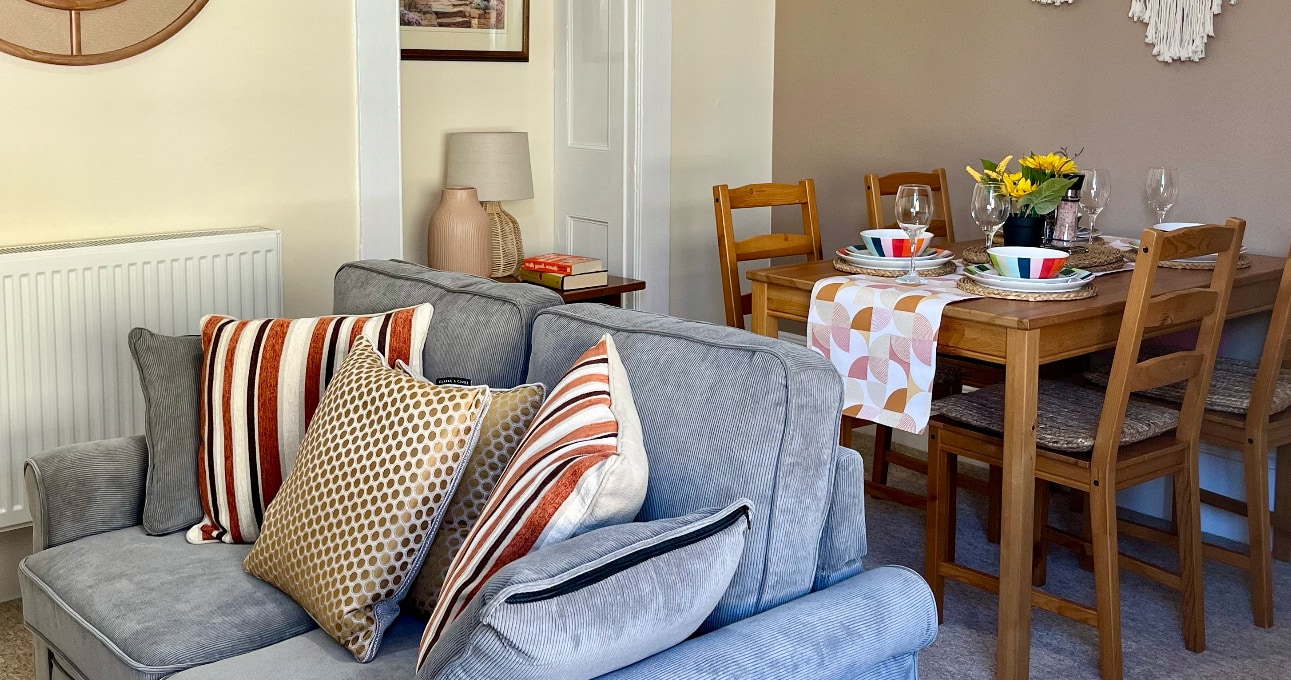 Dining area in Woodstock apartment